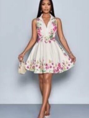 shein valentines day dresses LUNE Valentine's Pink Heart Tiered Long Swing Dress Women's Dress SHEIN BAE Plus Size Women's